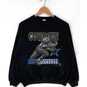 1996 Emmitt Smith Dallas Cowboys Shirt 90S Sweatshirt Retro